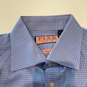 Thomas Pink mens dress shirt with French cuffs